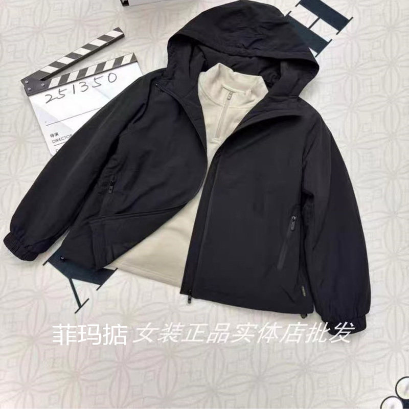 菲玛掂251350正品冬季新款休闲连帽显瘦短款小个子棉服女外套棉衣