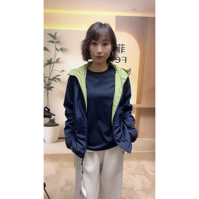 丽贝卡秋季新连帽棉服上衣外套女