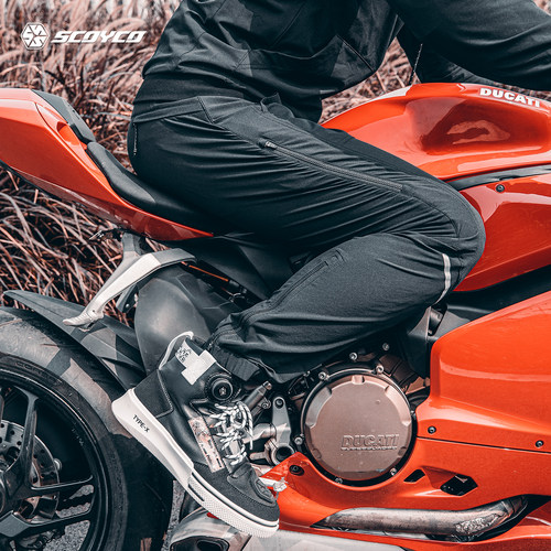 赛羽机车裤休闲通勤夏季