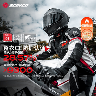 赛羽摩托车骑行服CE级防护防摔机车服秋冬防寒服拉力四季 通用男女