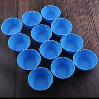 Jelly steamed rice cake, egg tart, mamafin cup, chiffon cake, silicone mold, reusable, commercial non-stick for bakers thumbnail 8