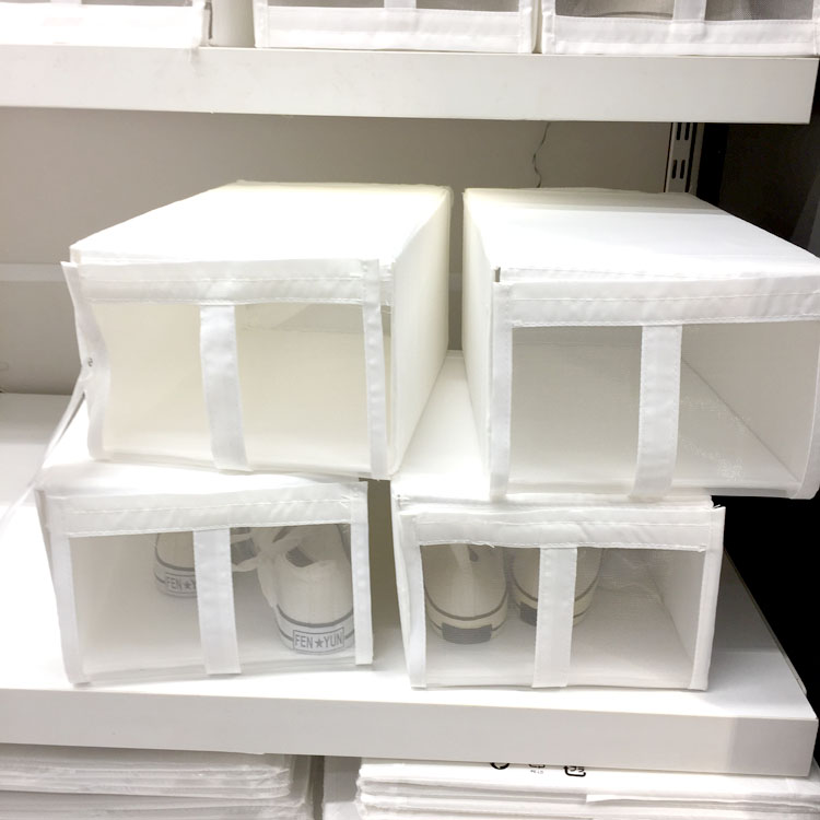 宜家 思库布 鞋盒 4个 收纳