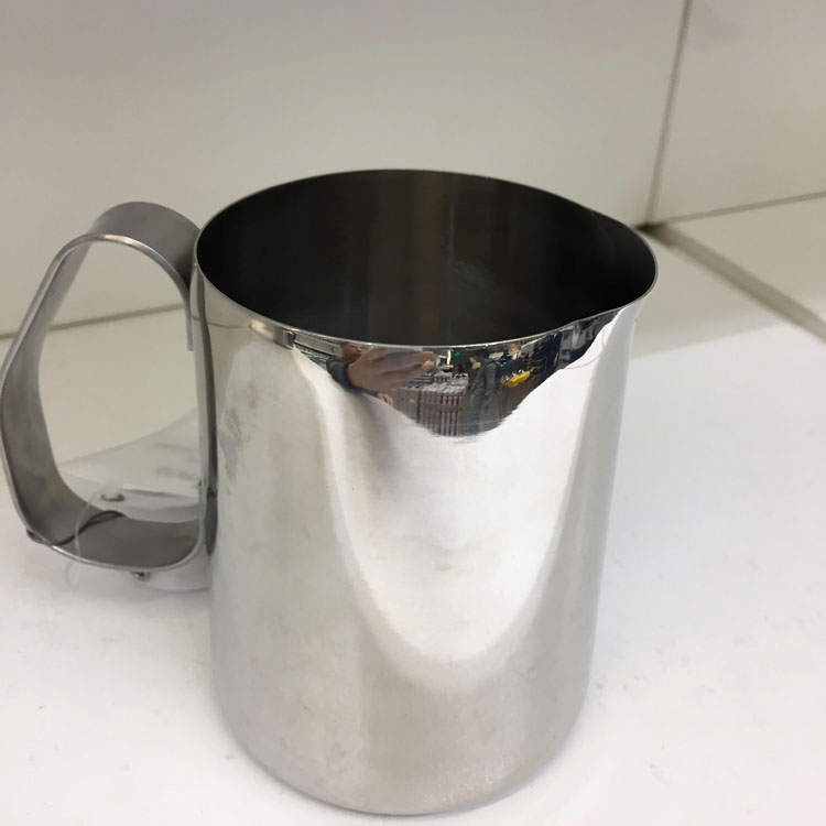 宜家 莫里格 奶泡壶 不锈钢奶泡杯 咖啡奶泡壶 打磨壶牛奶打泡器图片