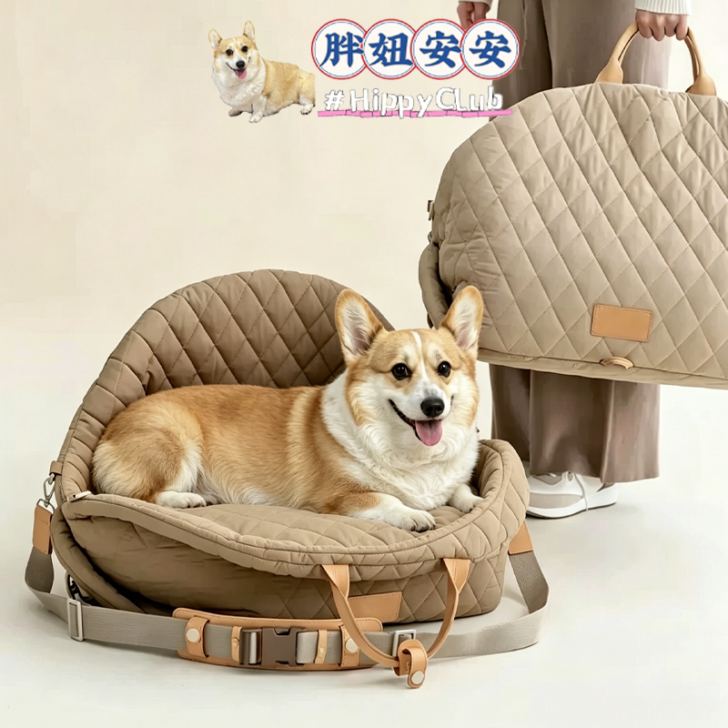 胖妞安安车载充棉保暖狗猫窝