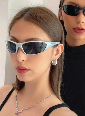 嘻哈蹦迪椭圆长方形复古男女