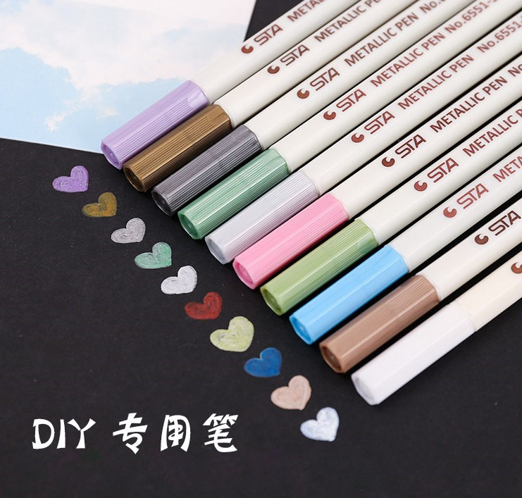 油漆笔金属笔彩色记号笔DIY照片相册制作相片涂鸦手写北京发货