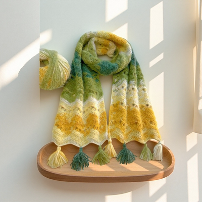 绿野仙踪围巾diy材料包有成品