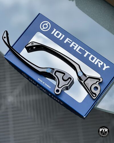 Vespa春天冲刺150改装101 FACTORY台湾正品刹车拉杆牛角手感好