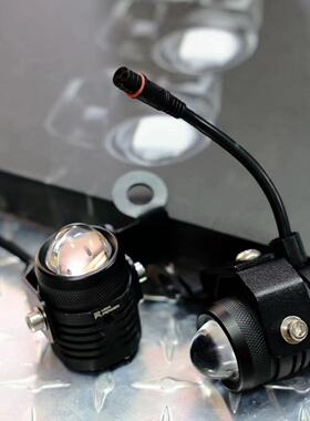 vespaGTS春天冲刺改装射灯VRX无损隐藏式原开关控制铺路小射灯