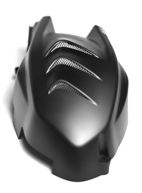 Vespa摩托车GTS300HPE新款传动盖黑化改装配件Xtop塑料黑色传动盖