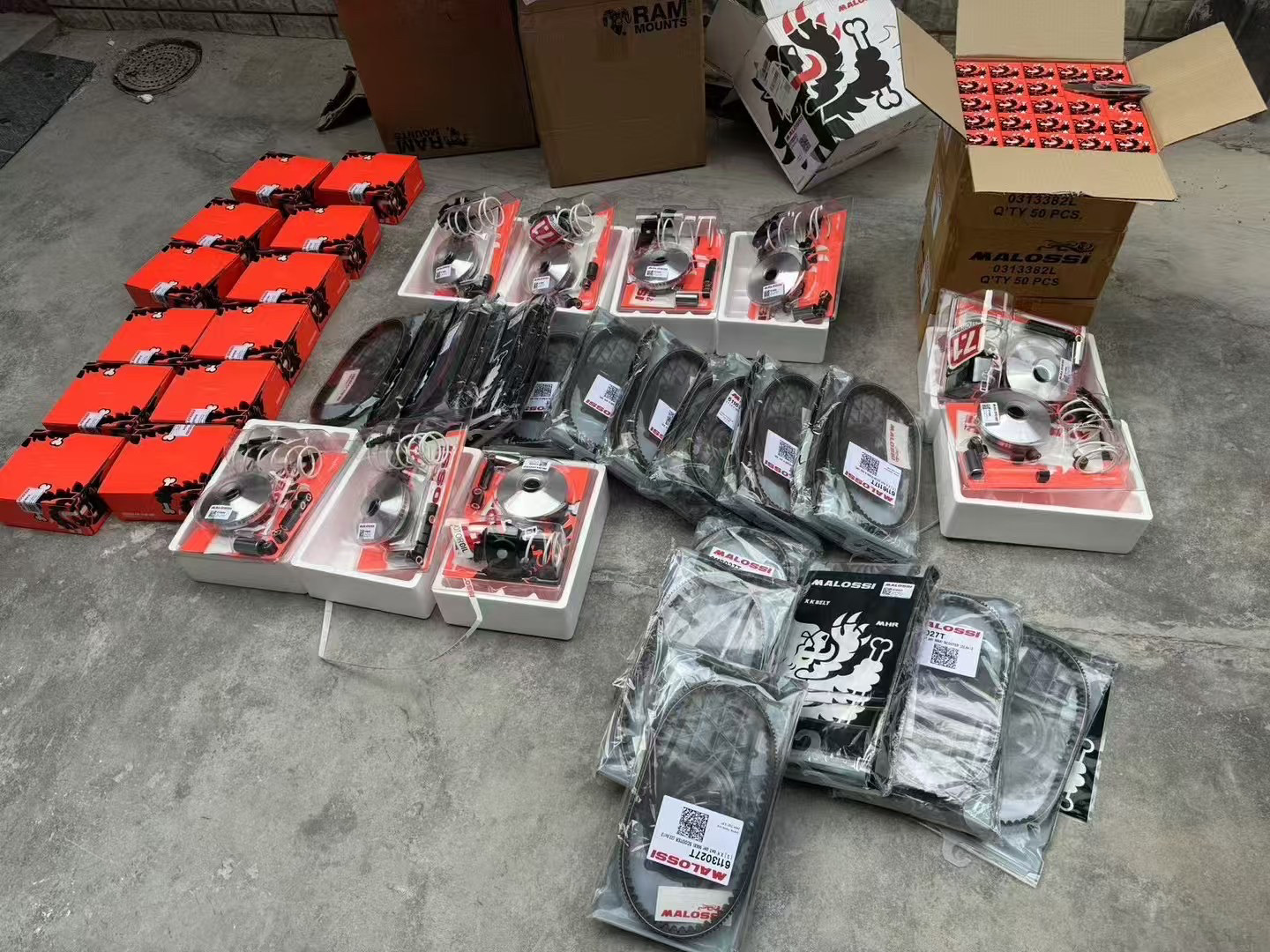 malossi马鲁士gts300机滤油滤vespa春天冲刺150改装传动皮带进口