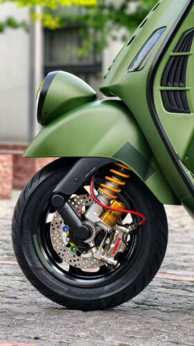 Vespa24-26款GTV300/310改装欧林斯避震gp4rx辐射卡钳cnc螃蟹rcs