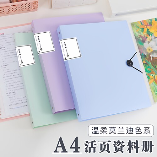 富得乐A4活页试卷夹文件夹收纳册