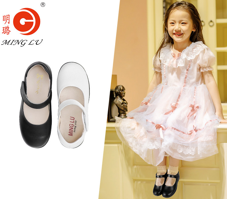 明璐女童皮鞋2026春款公主鞋春秋季韩版女宝宝童鞋儿童演出单鞋子