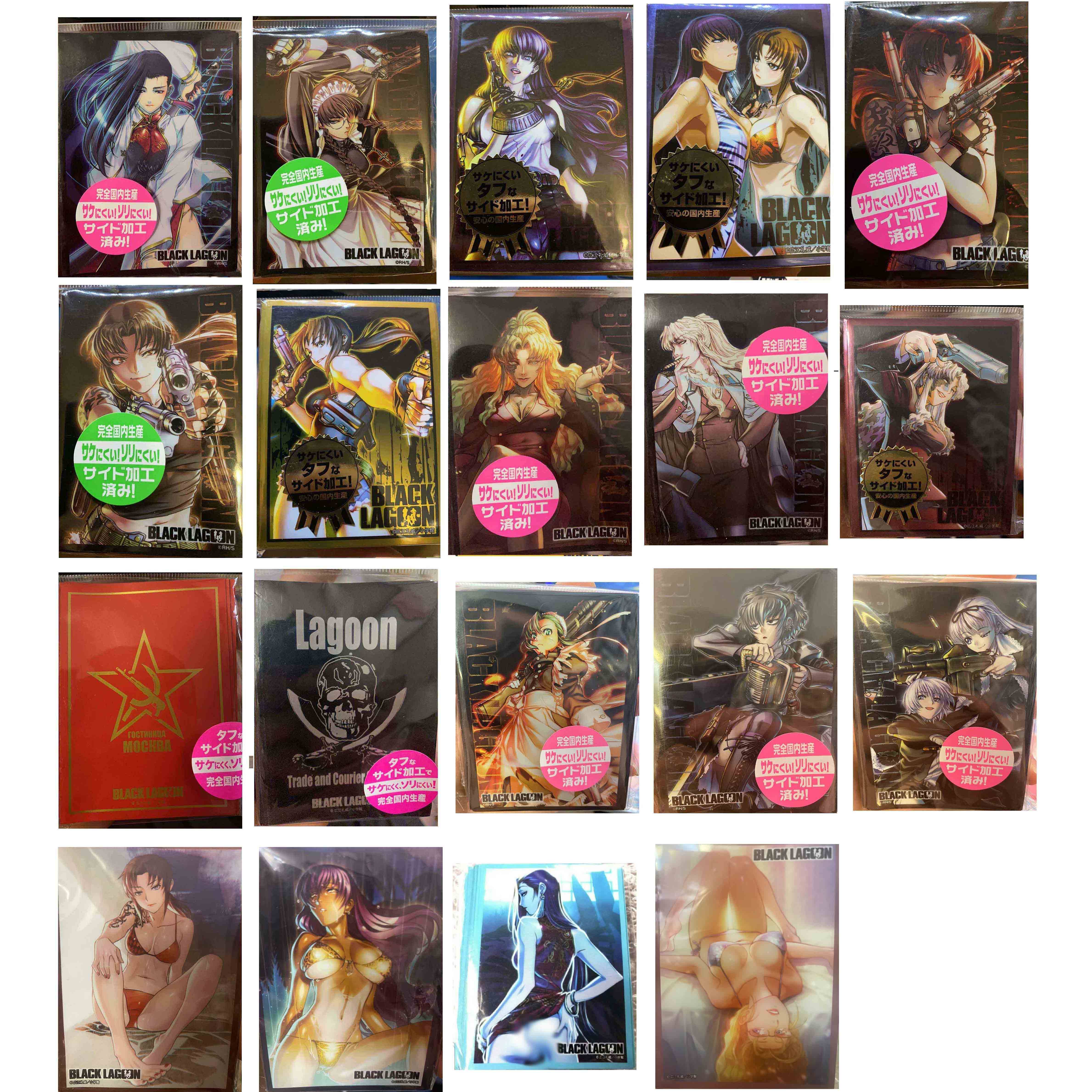 TB谷子卡套牌套收藏拍立得黑礁Blacklagoon 莱薇罗贝尔特巴拉莱卡