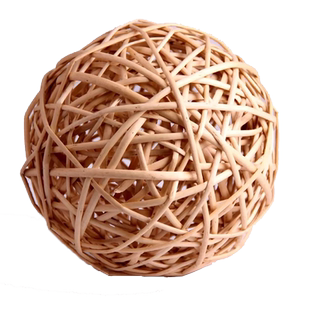 吊顶装饰柳球藤球挂饰摆件商场酒店幼儿园街道装饰橱窗元旦春节