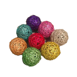 藤球元旦装饰挂件柳球挂饰球氛围摆设拍摄道具摆件售楼处树挂