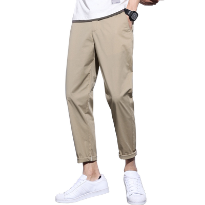 罗蒙夏季冰丝休闲裤2025新款