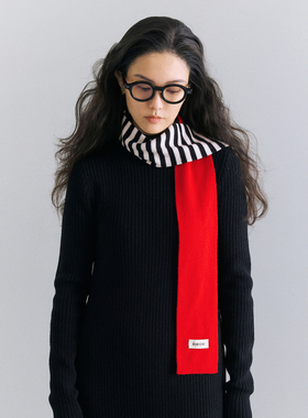 SIOICIKI/TONO系列羊绒羊毛材质秋冬男女围巾文艺彩色保暖围巾