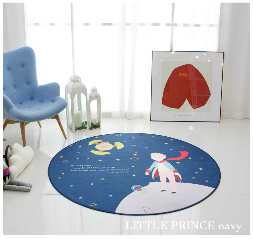 现货 韩国Little Prince小王子地毯防滑爬行垫儿童房布置