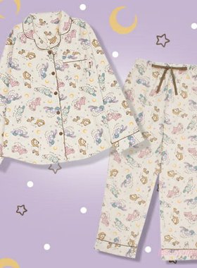 现货 日本东京迪士尼乐园Duffy's Sweet Dreams达菲熊家居服睡衣