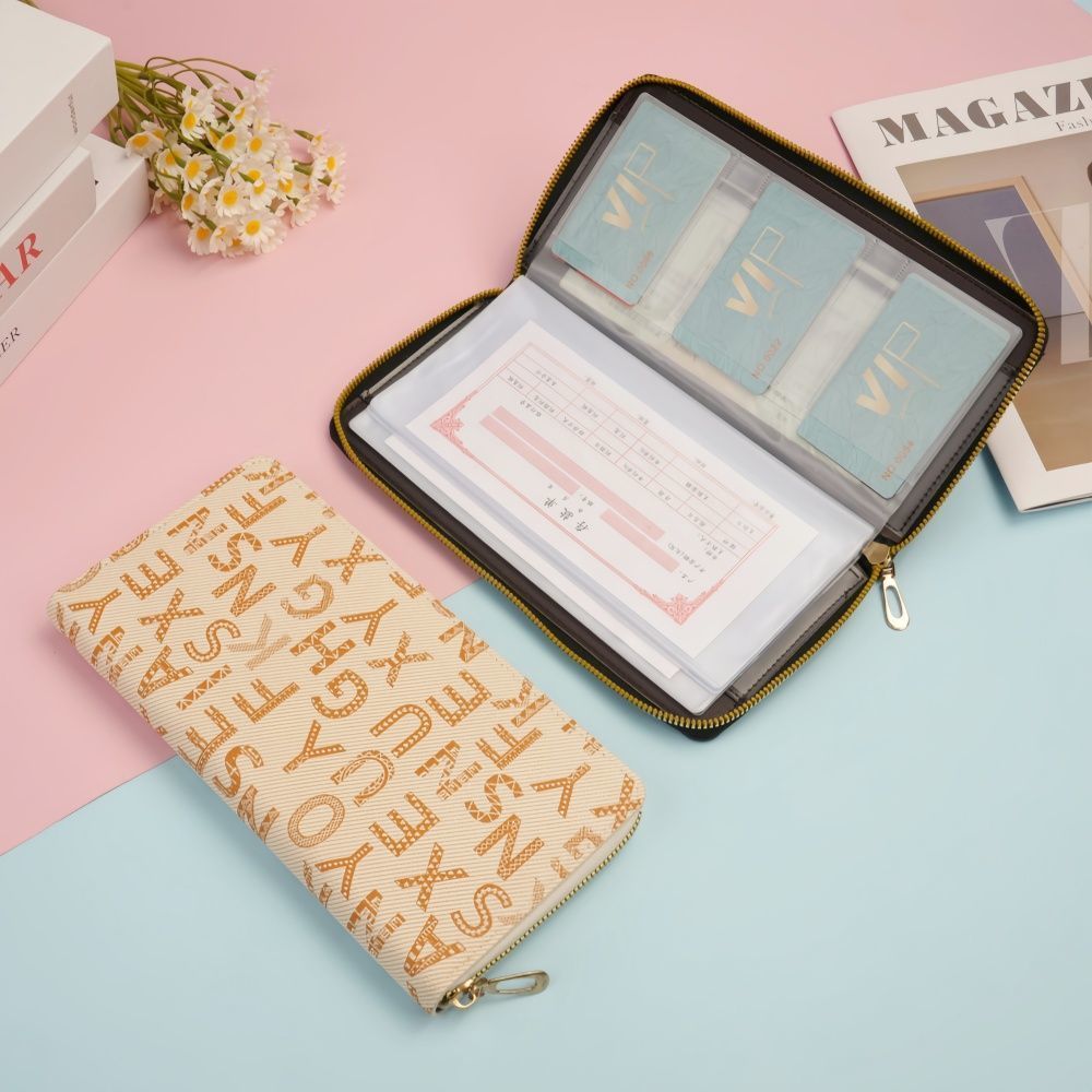 存单收纳本存单夹定期存款单存折支票银行卡包多功能存折卡一体包