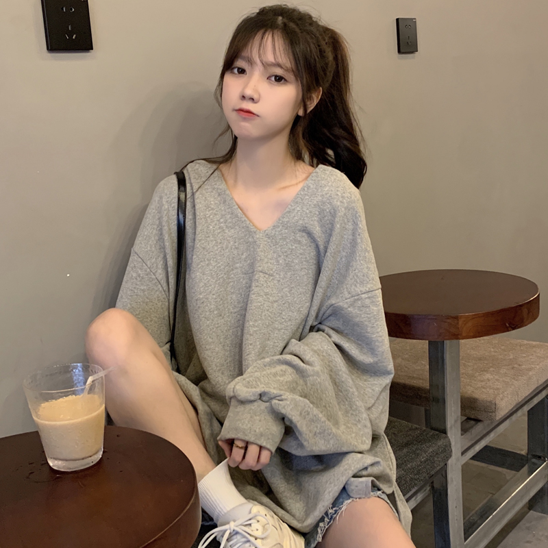 Real photo of women's loose loose loose Korean lazy style jacket