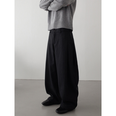 INKNOTS莱赛尔弯刀加绒慵懒卫裤