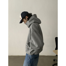 INKNOTS简约高级感廓形空气层连帽卫衣男女潮牌boxy短宽拉链外套