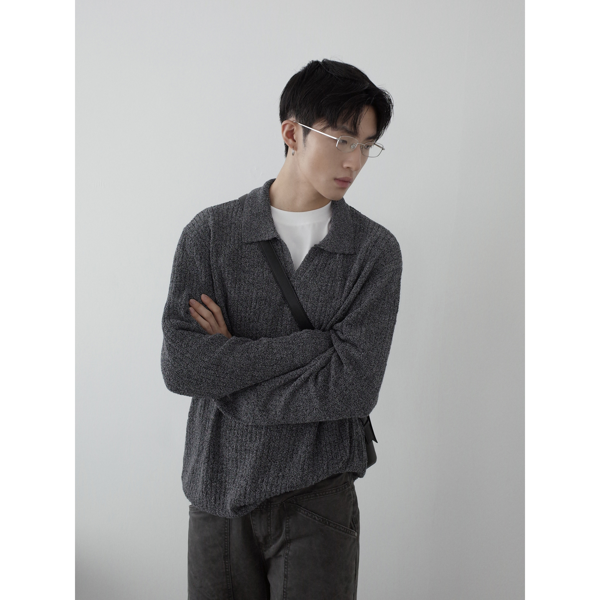 INKNOTS老钱风肌理感宽松针织衫