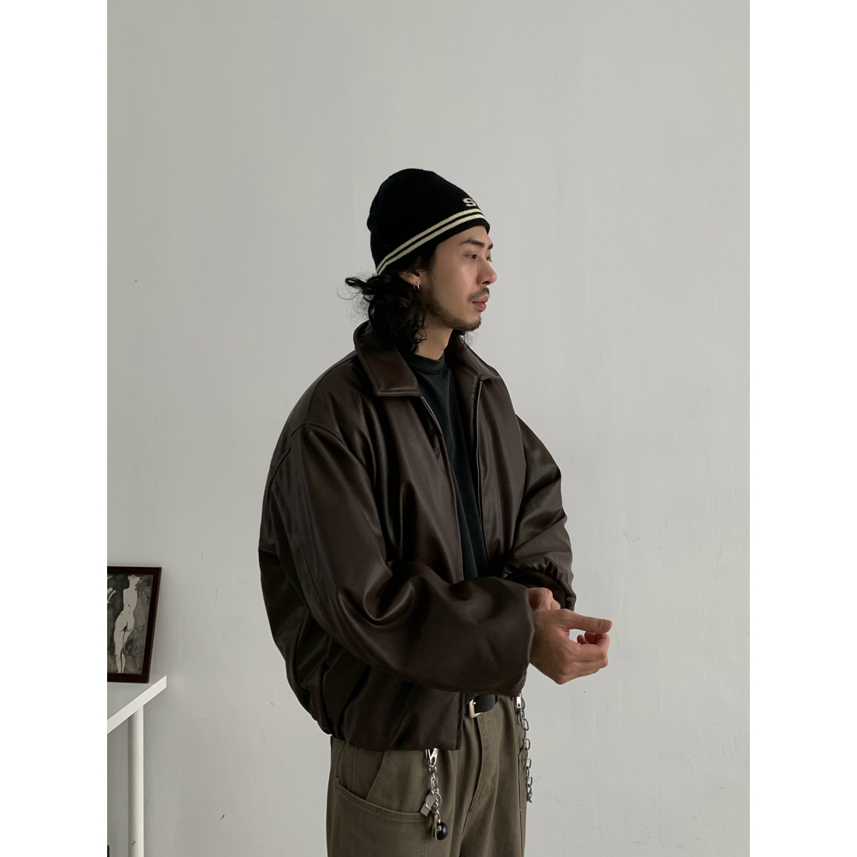 INKNOTS美拉德皮衣棉服棉服