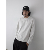 INKNOTS美式 复古255G简约cleanfit基础打底长袖 T恤男女内搭上衣潮