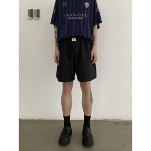 男女 简约通勤潮流廓形宽松速干运动跑步休闲短裤 INKNOTS夏季 薄款