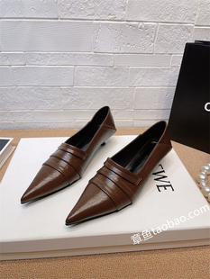 欧美复古细跟小皮鞋 女新款 轻熟风小猫跟通勤尖头单鞋 极简百搭