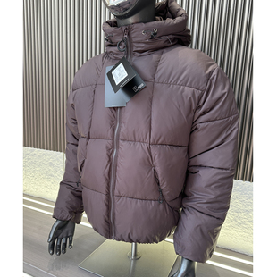 CF&CLO潮流设计款 秋冬绗缝夹棉保暖连帽棉衣棉服外套 情侣加厚款