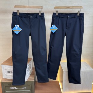 秋冬防风防水微弹加绒直筒冲锋裤 长裤 立体剪裁机能款 日单户外风