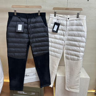 水洗棉拼接3D立裁御寒保暖户外通勤休闲长裤 外单系列 细腻绒布