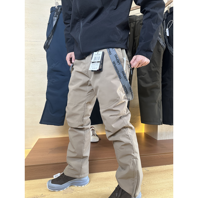 加棉加厚男士防雨雪背带滑雪裤