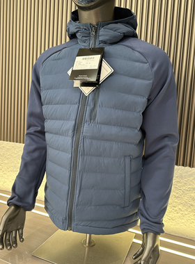 CF&CLO动态拼接自发热拒水科技棉轻量化户外防风保暖连帽棉衣棉服