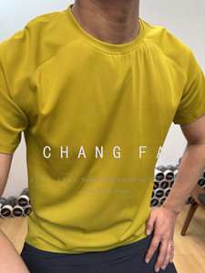 限定高端全压胶户外男士休闲轻量化透气综训凉感连肩短袖T恤Y0537