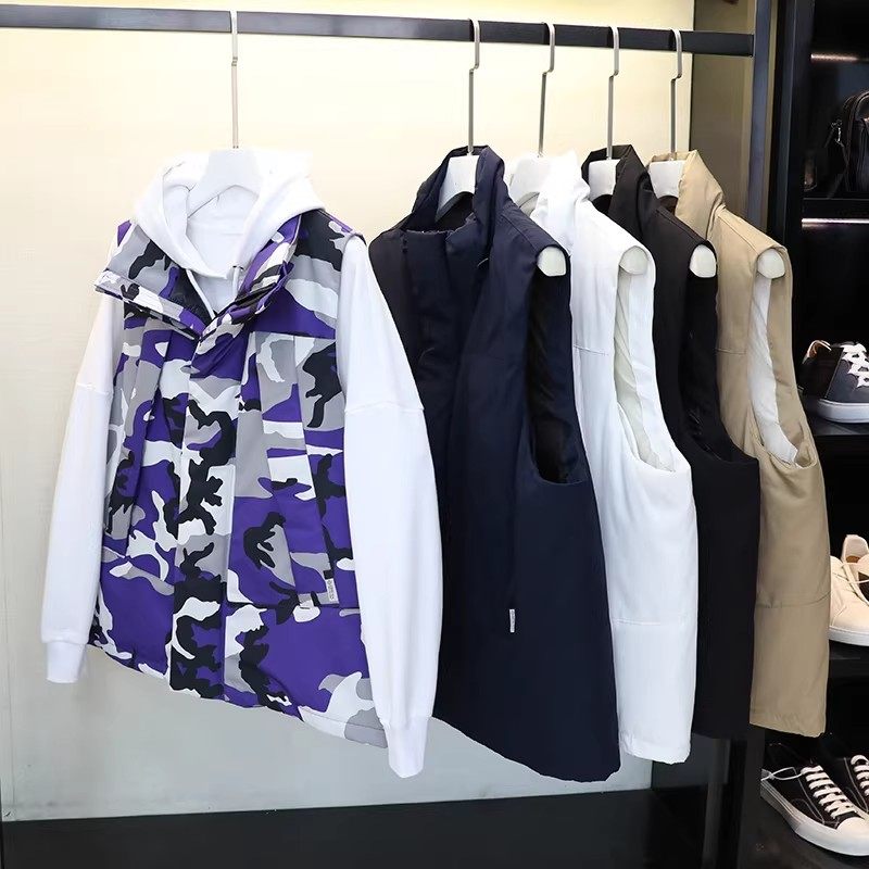 日系殿堂级！户外防风防水！秋冬男时尚休闲立领保暖坎肩羽绒背心,男装,常规马甲,淘宝优惠券,粉丝福利购,淘宝优惠卷