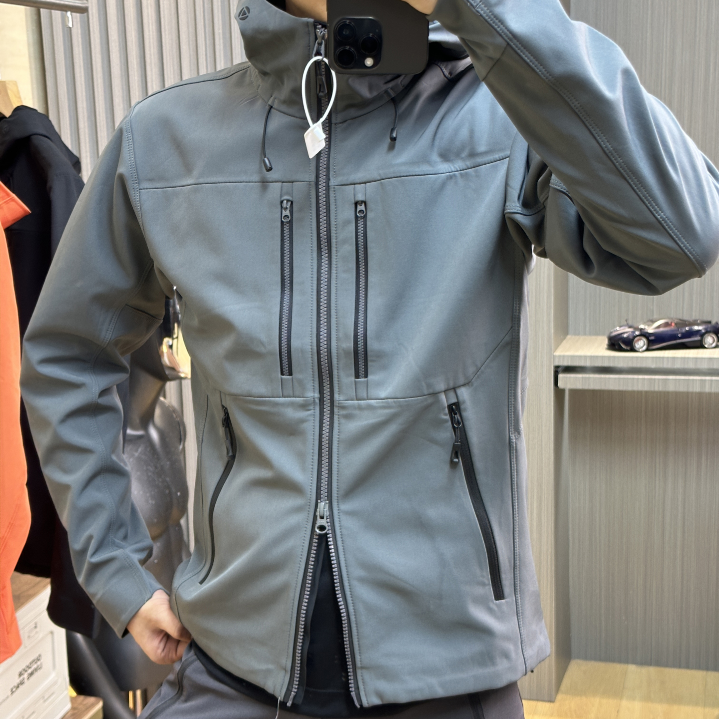 防刮耐磨户外山系软壳冲锋衣外套