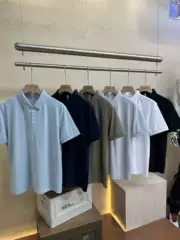 Cooling Technology Men's Summer Half-Sleeve Quick-Drying Lapel Business Casual Versatile Short-Sleeve T-Shirt Polo Shirt Y0181