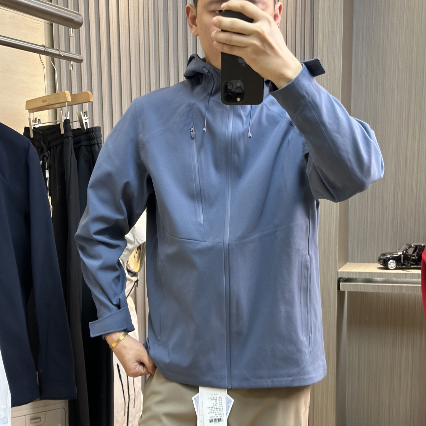 男士休闲夹克冲锋衣外套男秋