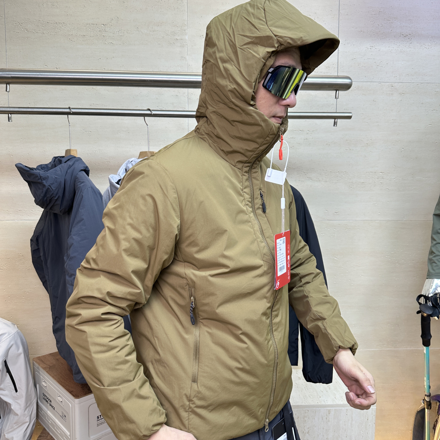户外机能款冲锋衣棉服外套