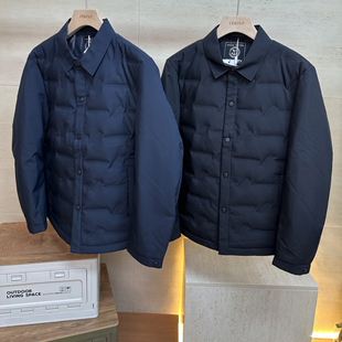 都市商务款！气质干练压胶90白鸭绒冬季翻领舒适保暖立体羽绒服男