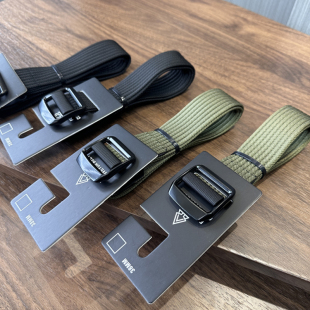 毒家现货100条 男女户外合金腰头攀岩百搭编织尼龙腰带潮 苾抢