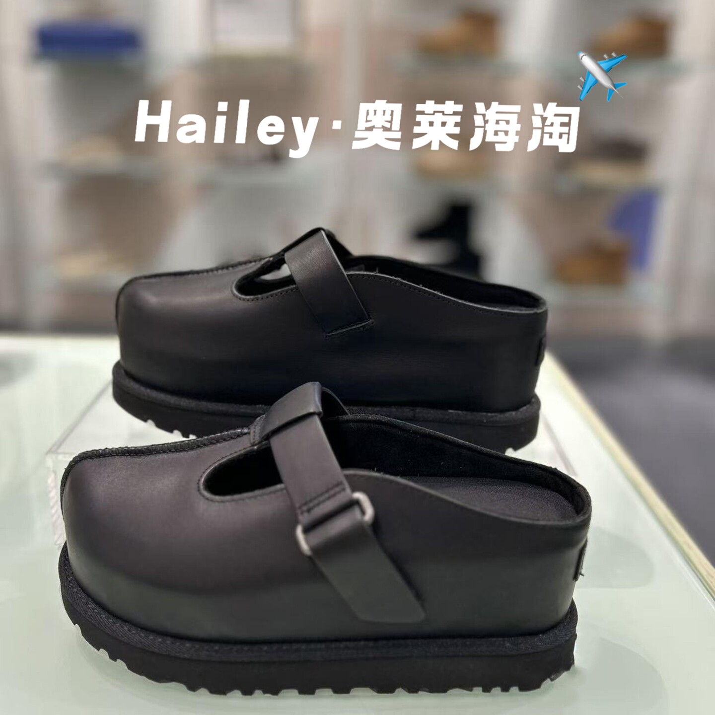 奥莱折扣内增高魔术贴玛丽珍鞋