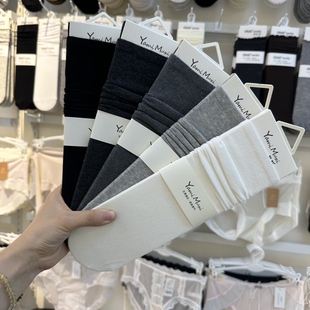 5双包邮YM堆堆袜子女中筒袜春秋不卷边日系堆堆袜配小皮鞋潮