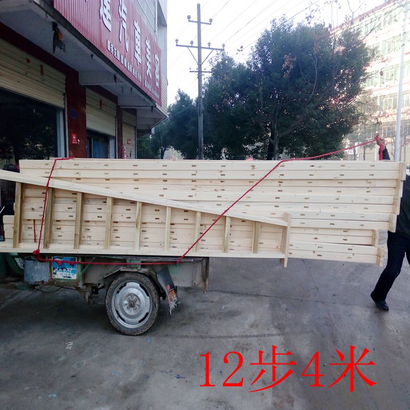 木梯子人字梯双侧梯实木梯装修家用梯工程梯阁楼梯单梯直梯长梯i.